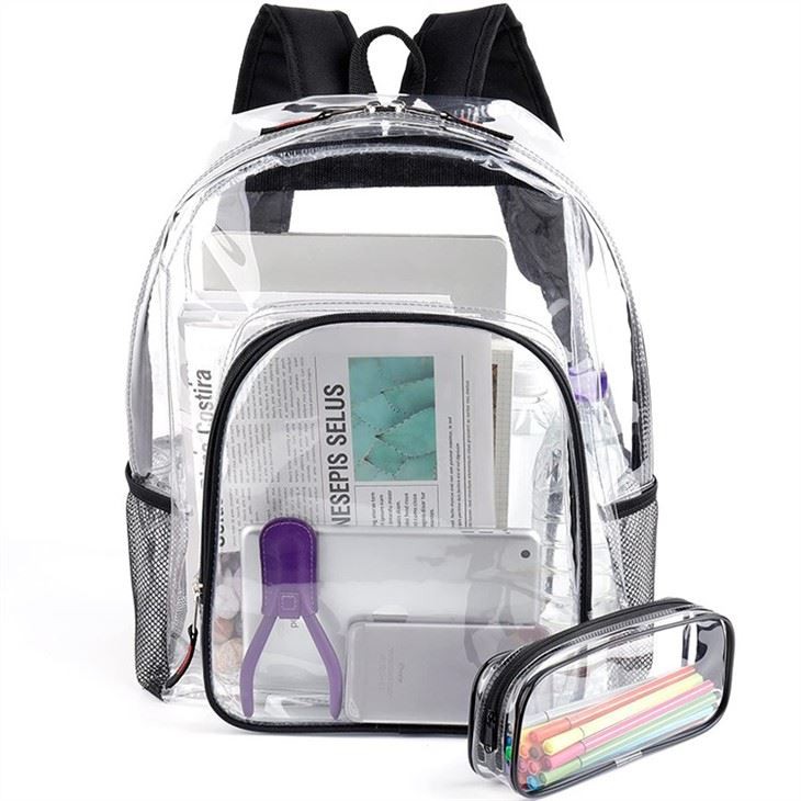 clear school backpack