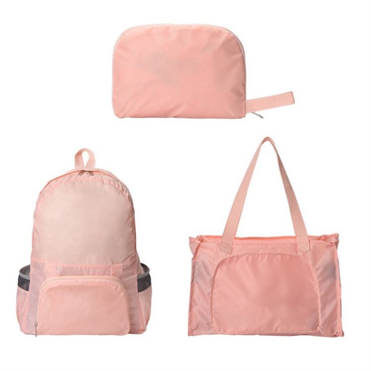 pastel pink backpack